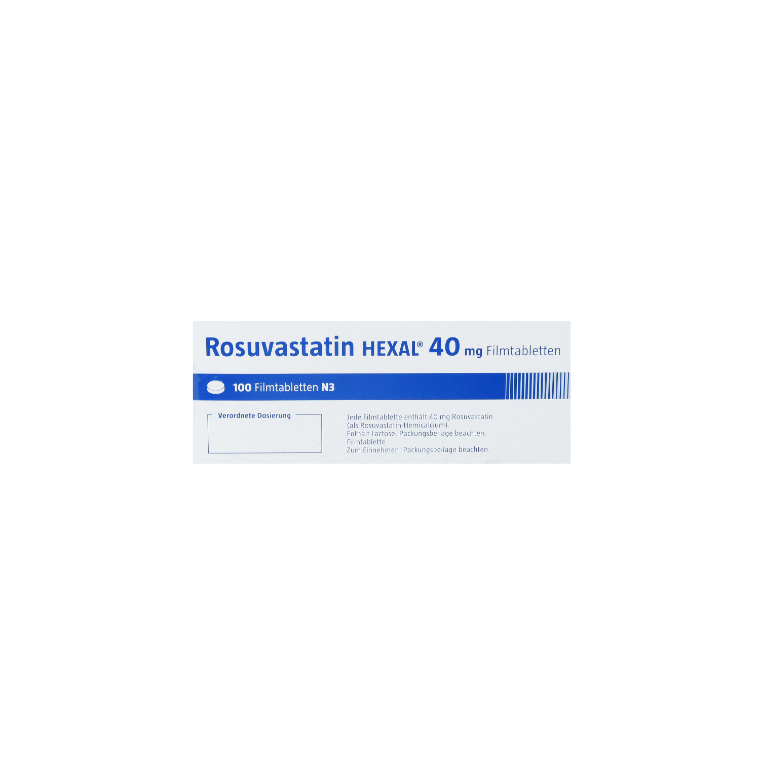ROSUVASTATIN HEXAL 40 mg Filmtabletten