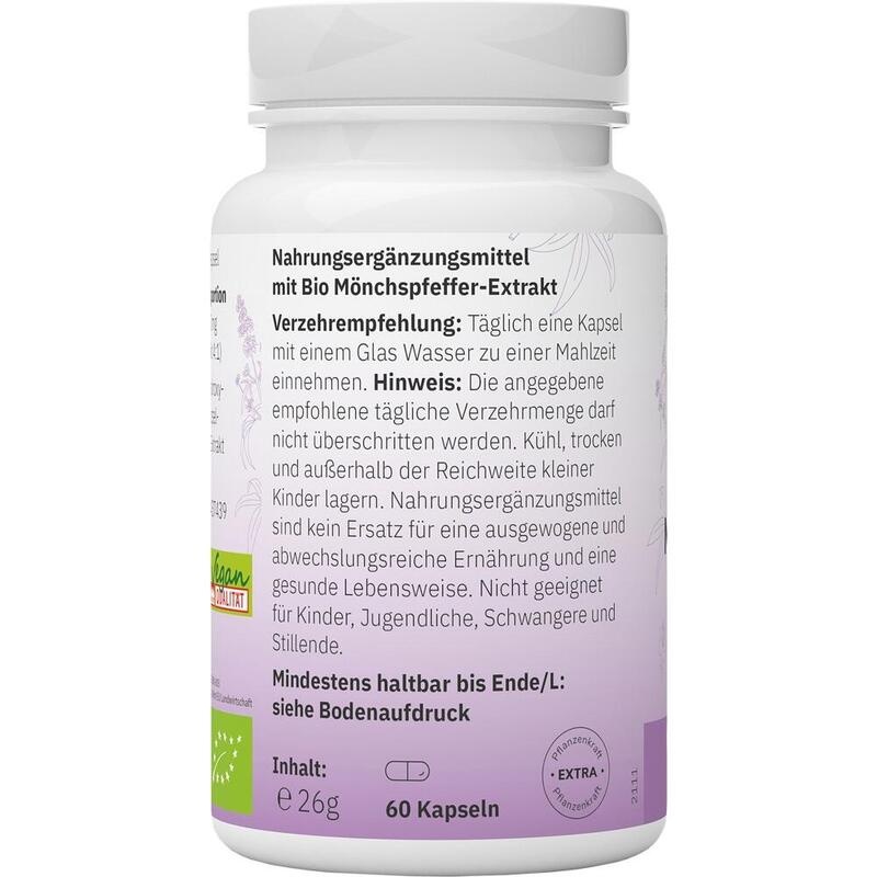 BAKANASAN Bio Mönchspfeffer Kapseln