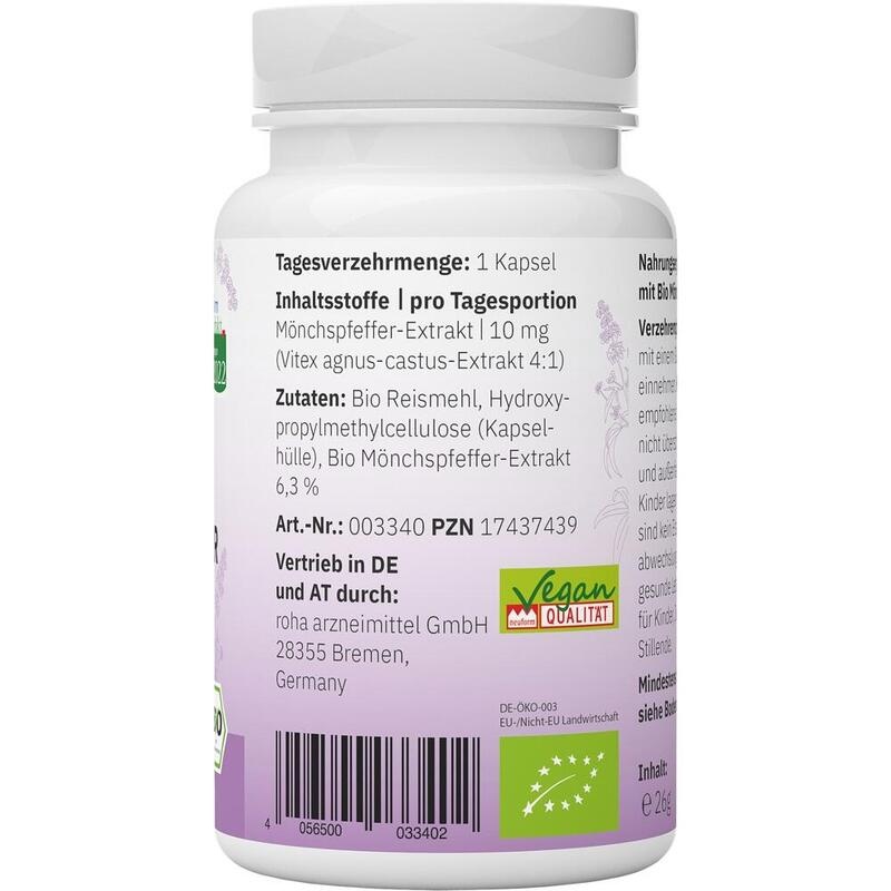 BAKANASAN Bio Mönchspfeffer Kapseln
