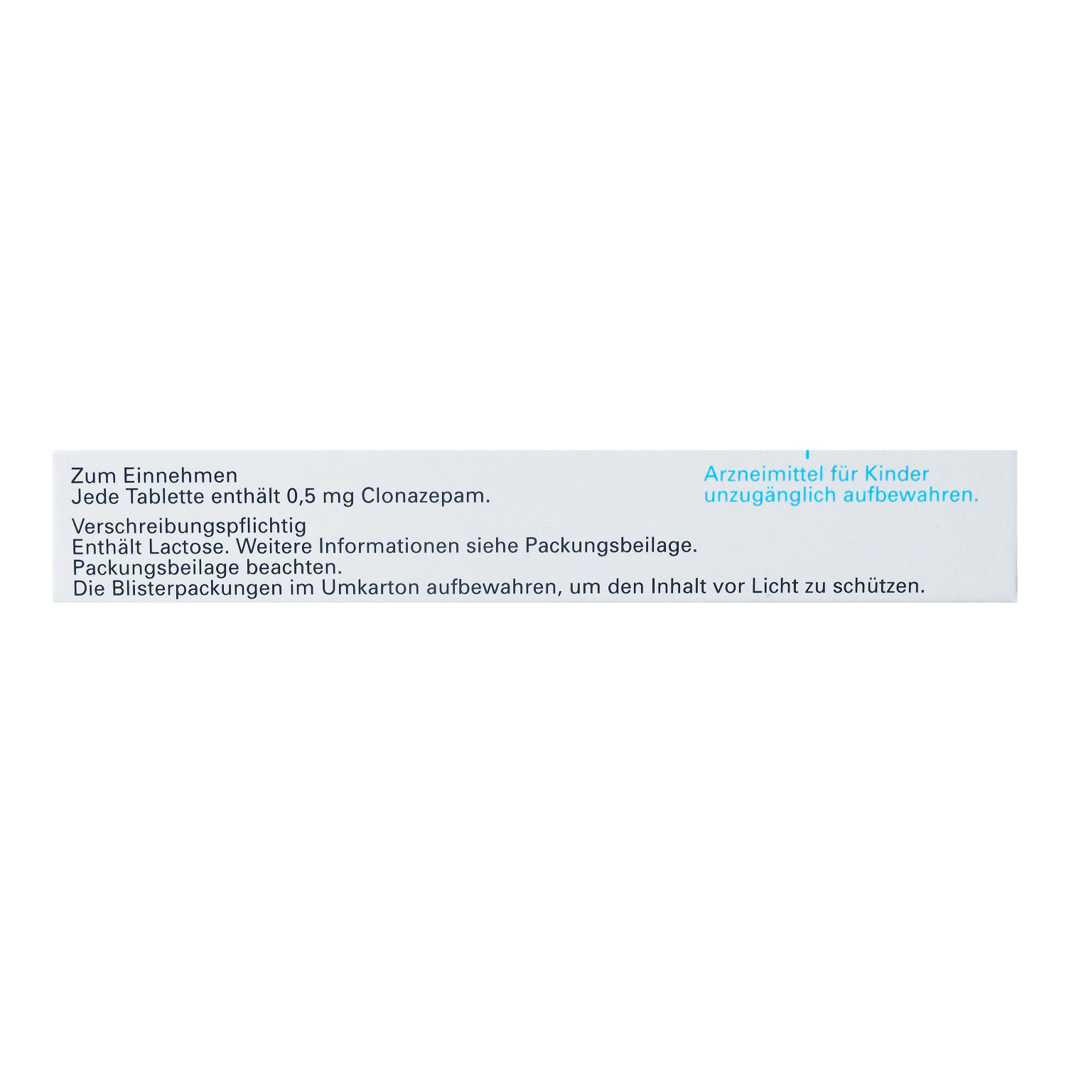 CLONAZEPAM neuraxpharm 0,5 mg Tabletten