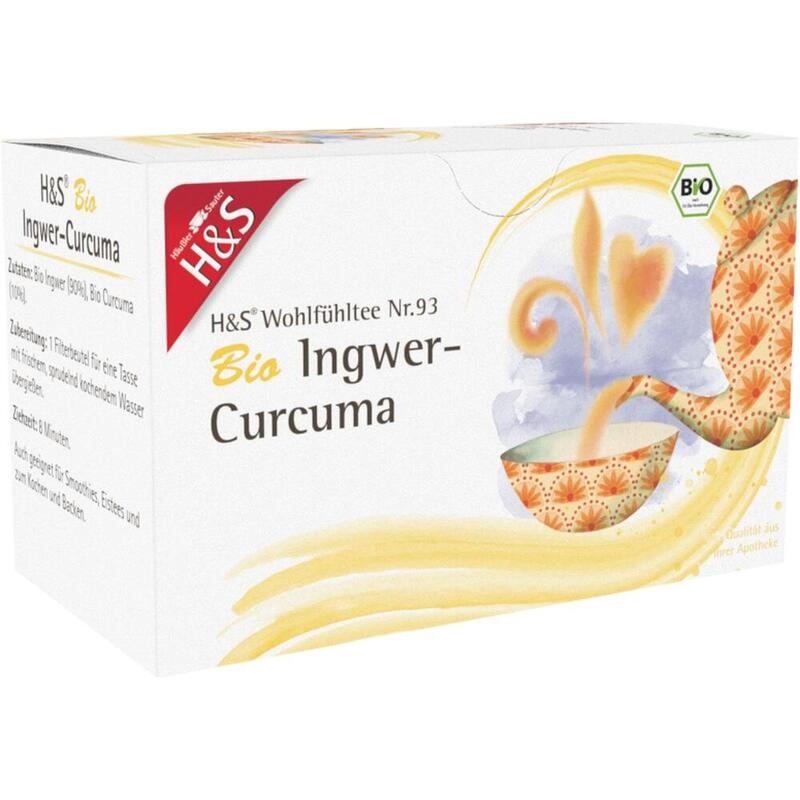 H&S Bio Ingwer-Curcuma Filterbeutel