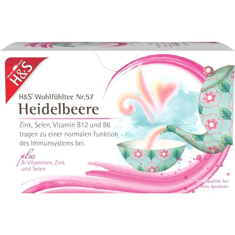 H&S Heidelbeere m.B-Vitaminen Zink und Selen Fbtl.