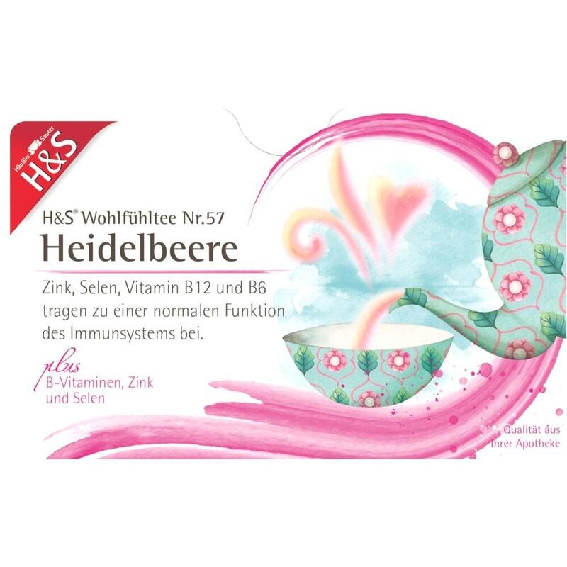 H&S Heidelbeere m.B-Vitaminen Zink und Selen Fbtl.