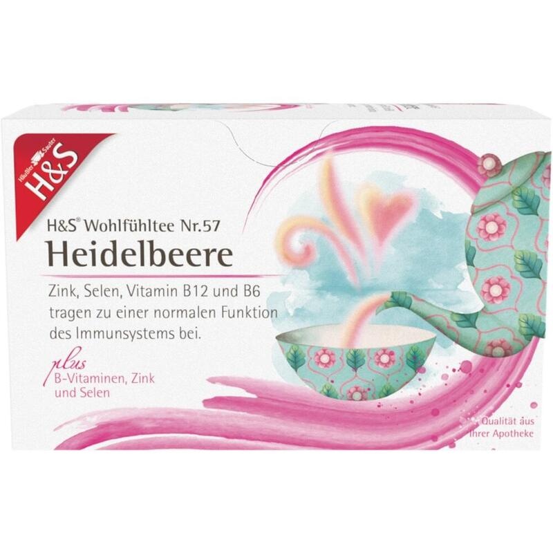 H&S Heidelbeere m.B-Vitaminen Zink und Selen Fbtl.