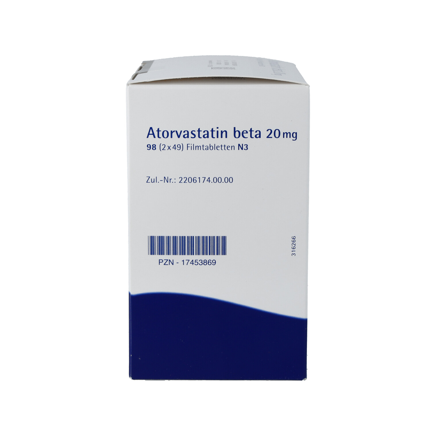 ATORVASTATIN beta 20 mg Filmtabletten