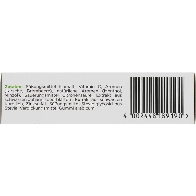 DOBENSANA Herbal Kirschgeschm.Vit.C & Zink Pastil.