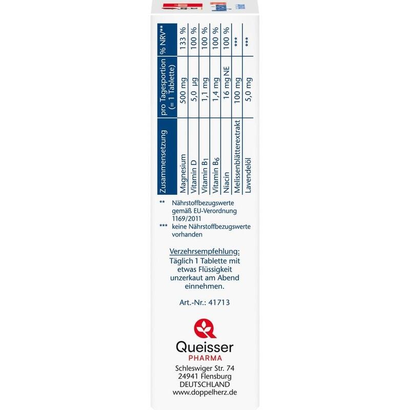 DOPPELHERZ Magnesium 500 für die Nacht Tabletten