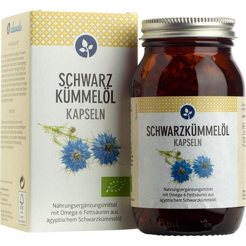 SCHWARZKÜMMELÖL 500 mg Kapseln Bio vegan ägypt.