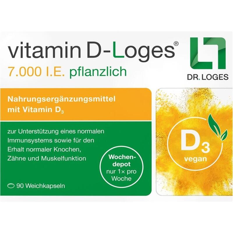 VITAMIN D-LOGES 7.000 I.E. pflanzlich Wochendepot