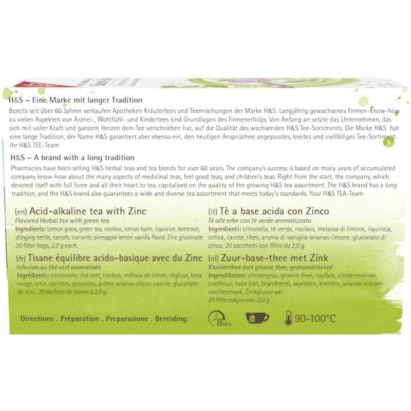 H&S Säure-Base m.Zink Filterbeutel