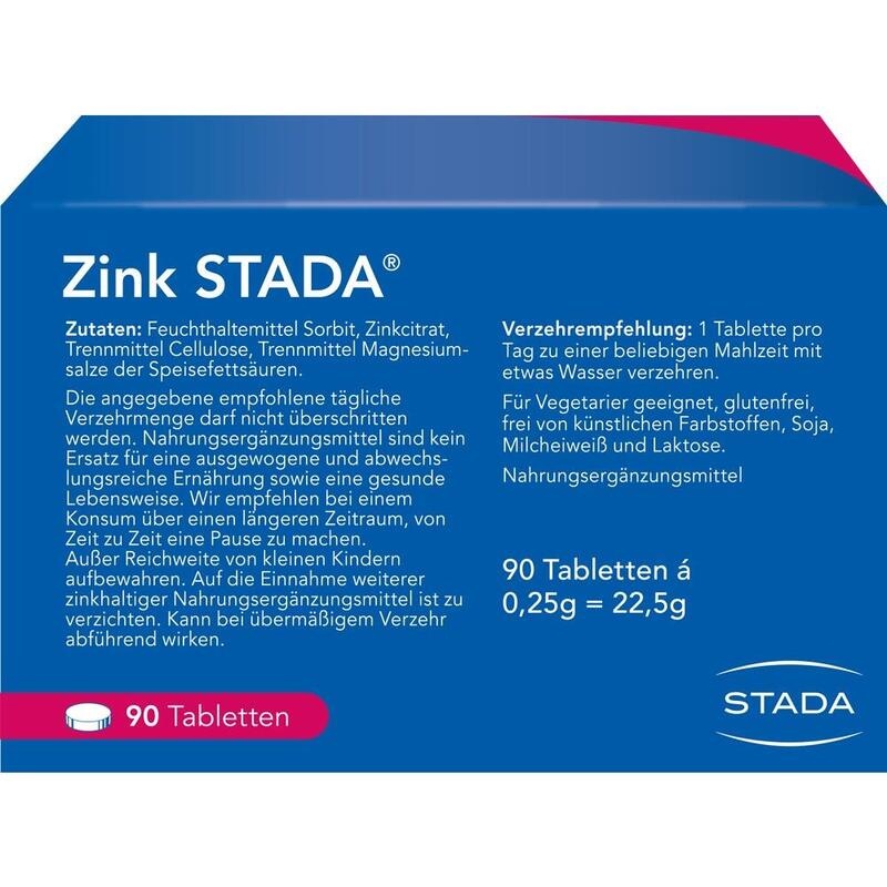 ZINK STADA 25 mg Tabletten