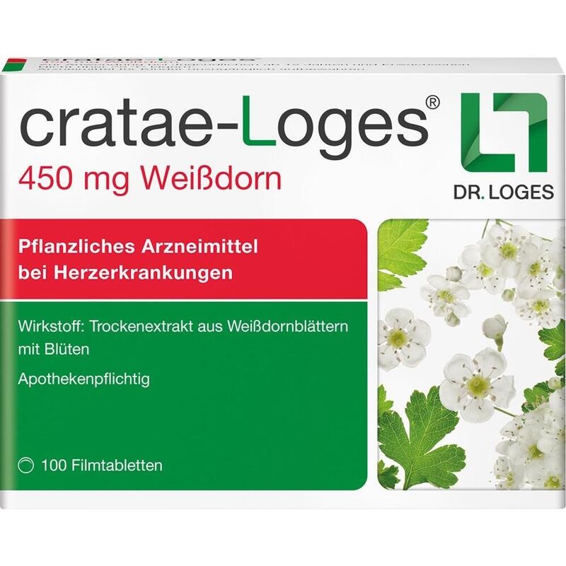 CRATAE-LOGES 450 mg Weißdorn Filmtabletten