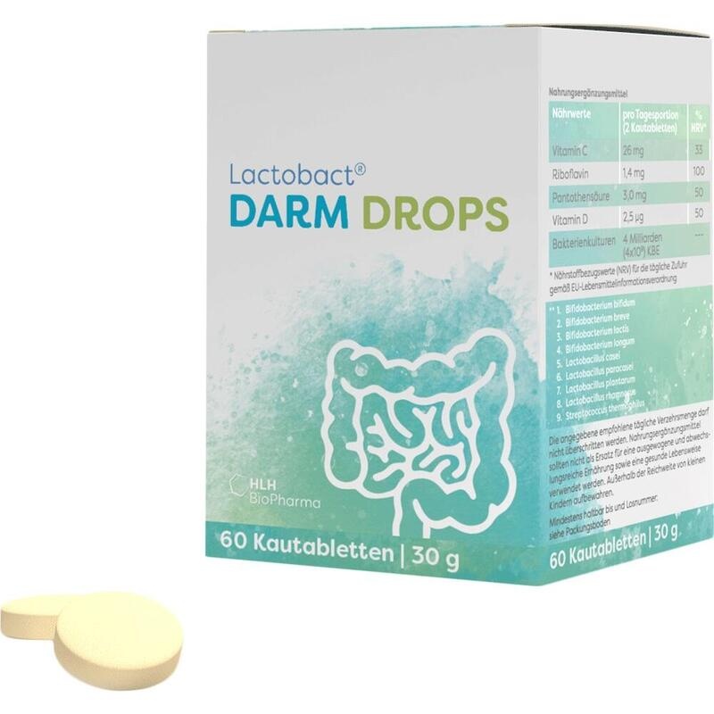 LACTOBACT DARM DROPS Kautabletten
