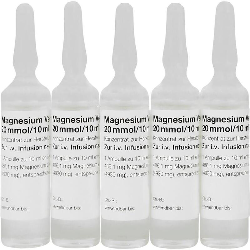 MAGNESIUM VERLA i.v. 20 mmol/10 ml K.z.H.e.Inf.Lsg
