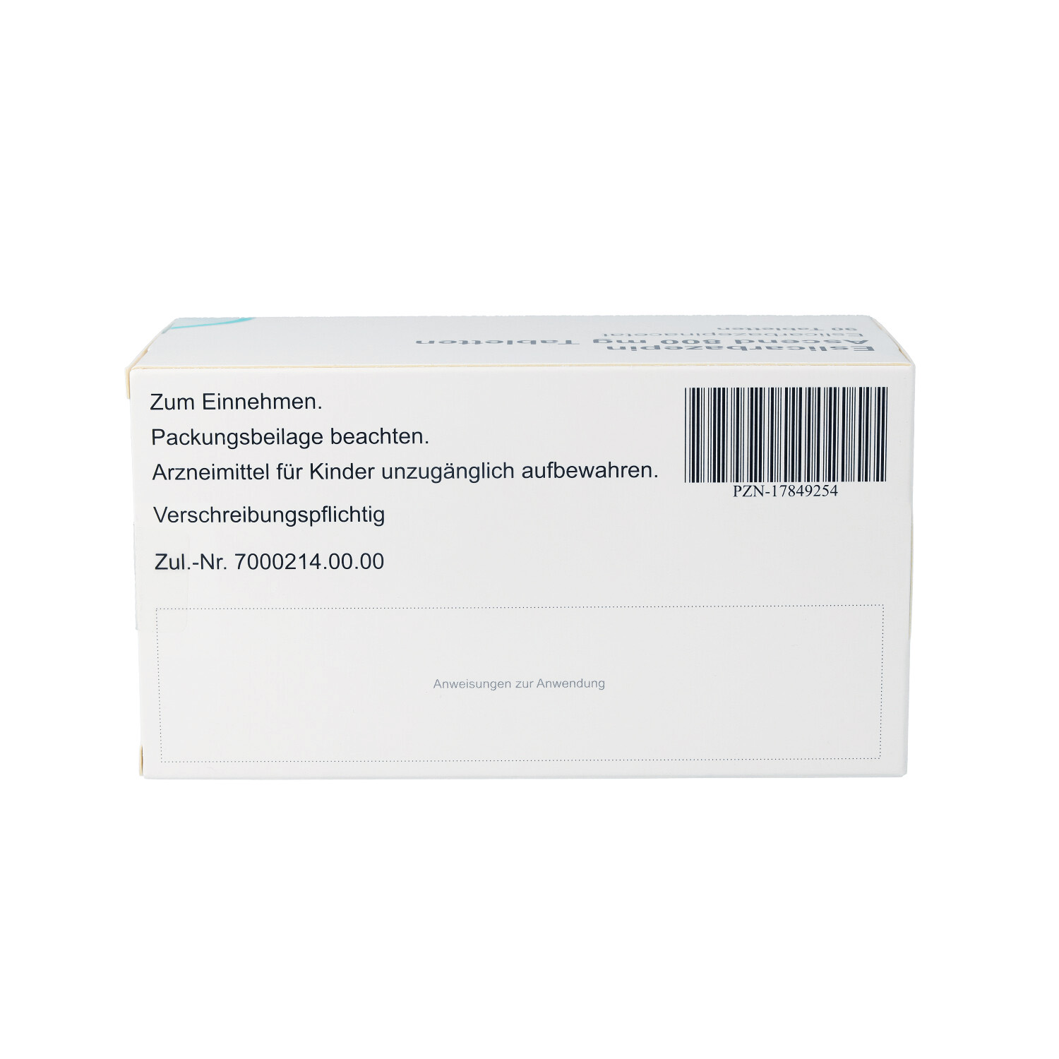 ESLICARBAZEPIN Ascend 800 mg Tabletten
