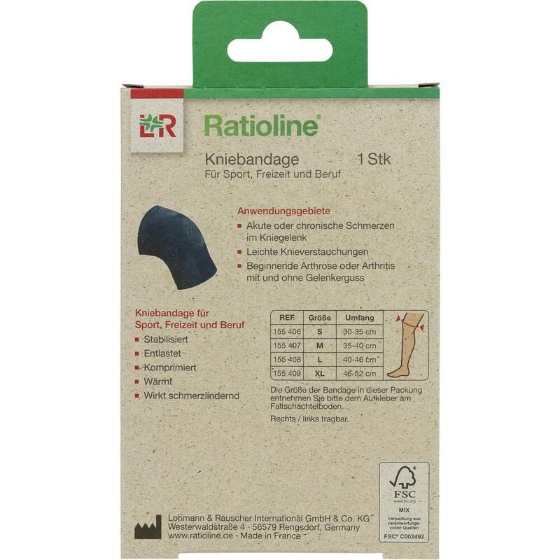 RATIOLINE Kniebandage Gr.XL