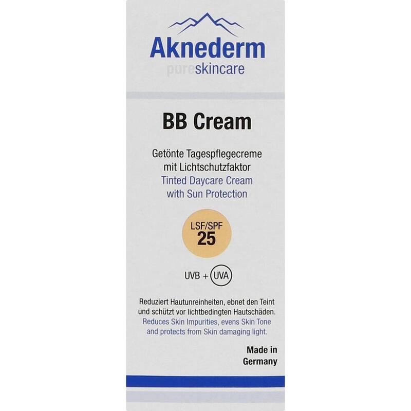 AKNEDERM BB Cream getönt LSF 25