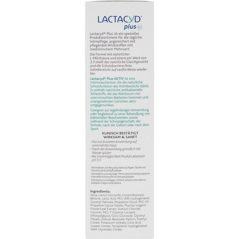 LACTACYD plus Aktiv Intimwaschlotion