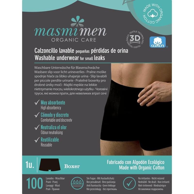 BIO INKONTINENZ Men Boxershorts waschb.Gr.M MASMI