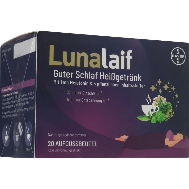 LUNALAIF Guter Schlaf Heißgetränk Beutel