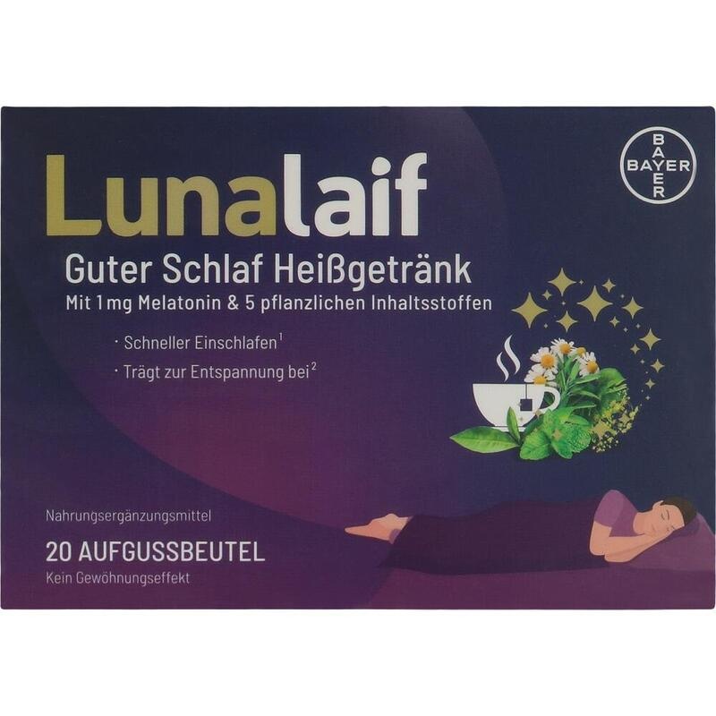 LUNALAIF Guter Schlaf Heißgetränk Beutel