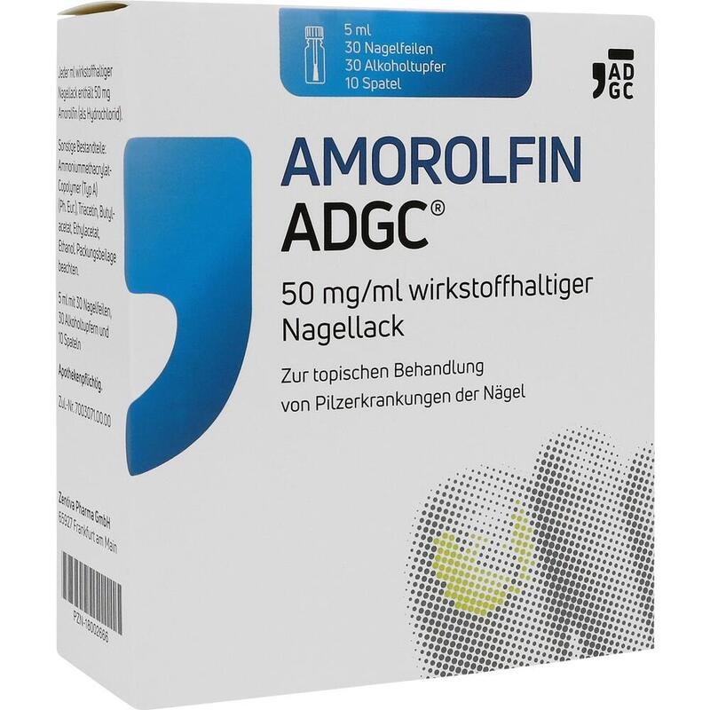 AMOROLFIN ADGC 50 mg/ml wirkstoffhalt.Nagellack