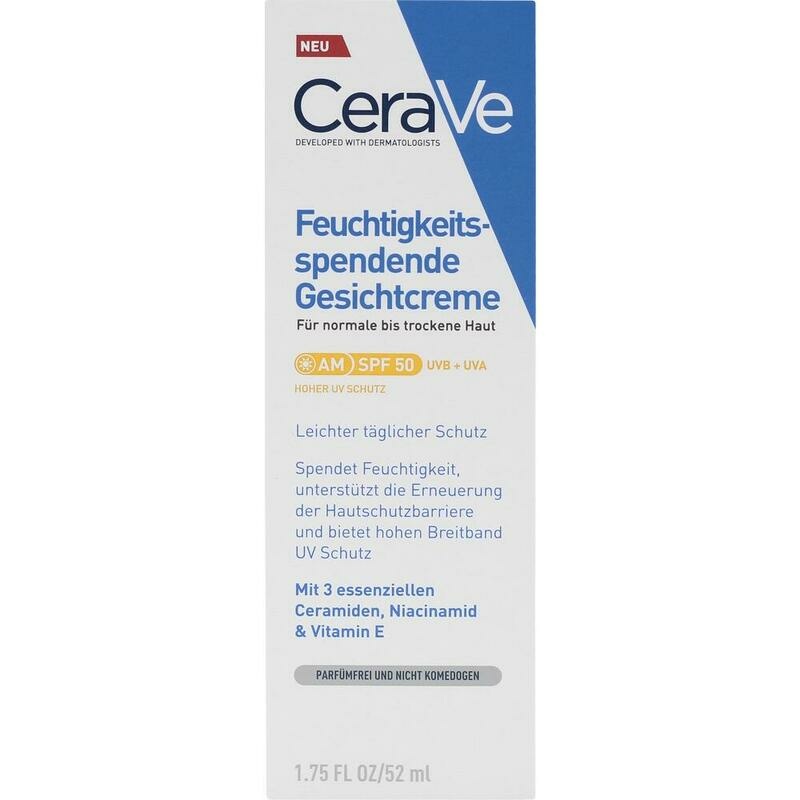 CERAVE feuchtigkeitsspendende Gesichtscreme SPF 50