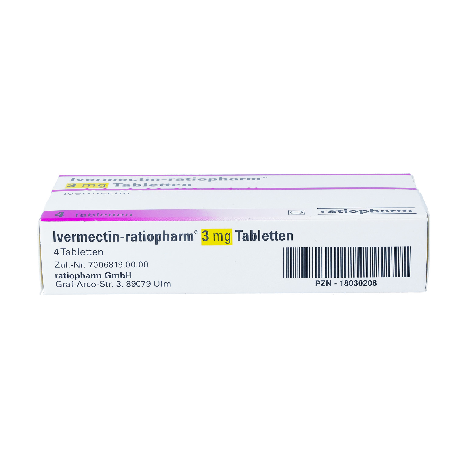 IVERMECTIN-ratiopharm 3 mg Tabletten