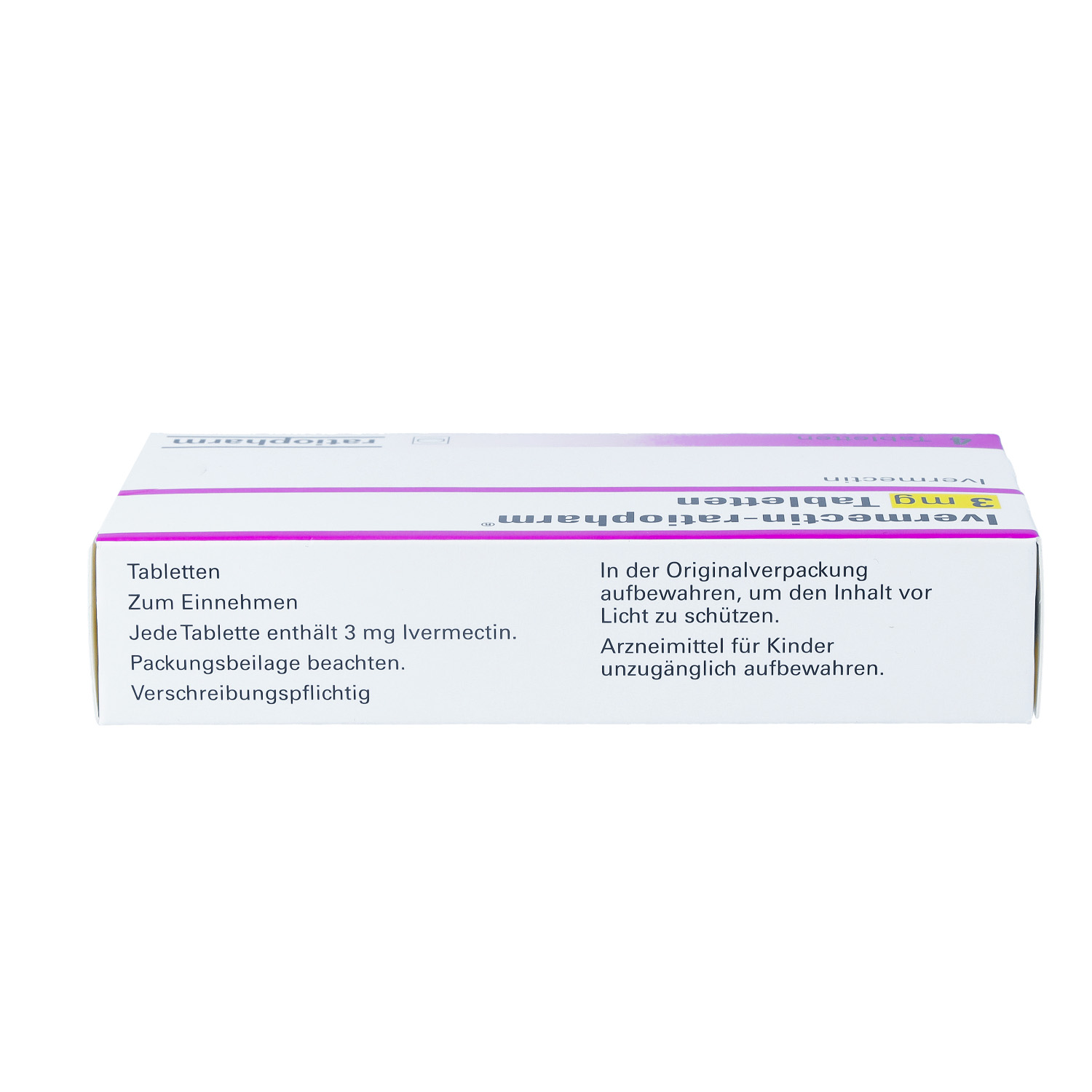 IVERMECTIN-ratiopharm 3 mg Tabletten