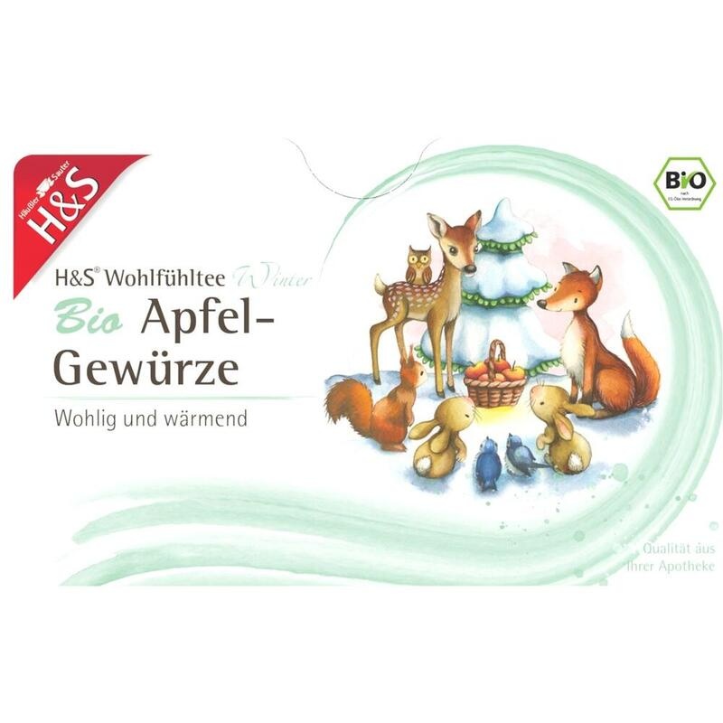 H&S Wintertee Bio Apfel-Gewürze Filterbeutel