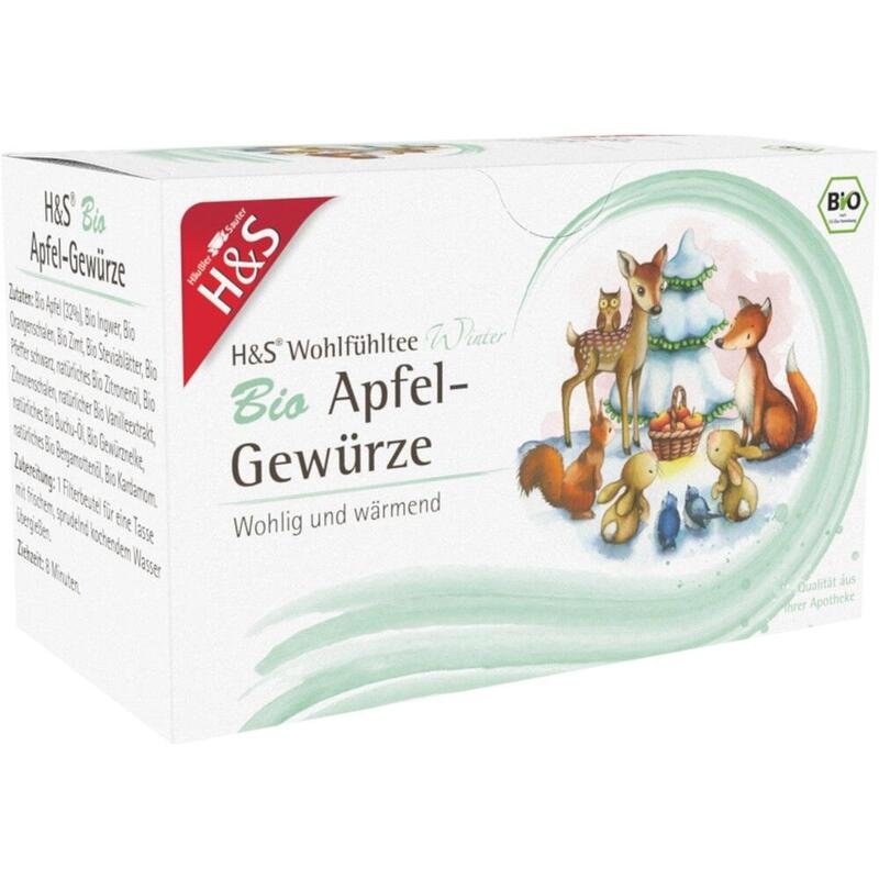 H&S Wintertee Bio Apfel-Gewürze Filterbeutel