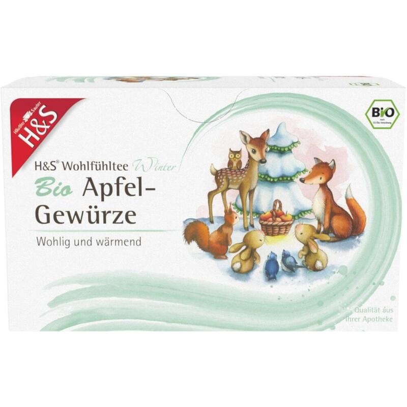 H&S Wintertee Bio Apfel-Gewürze Filterbeutel