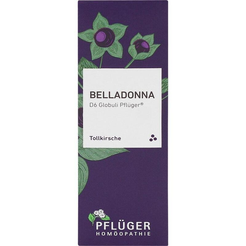 BELLADONNA D 6 Globuli Pflüger Globulispender