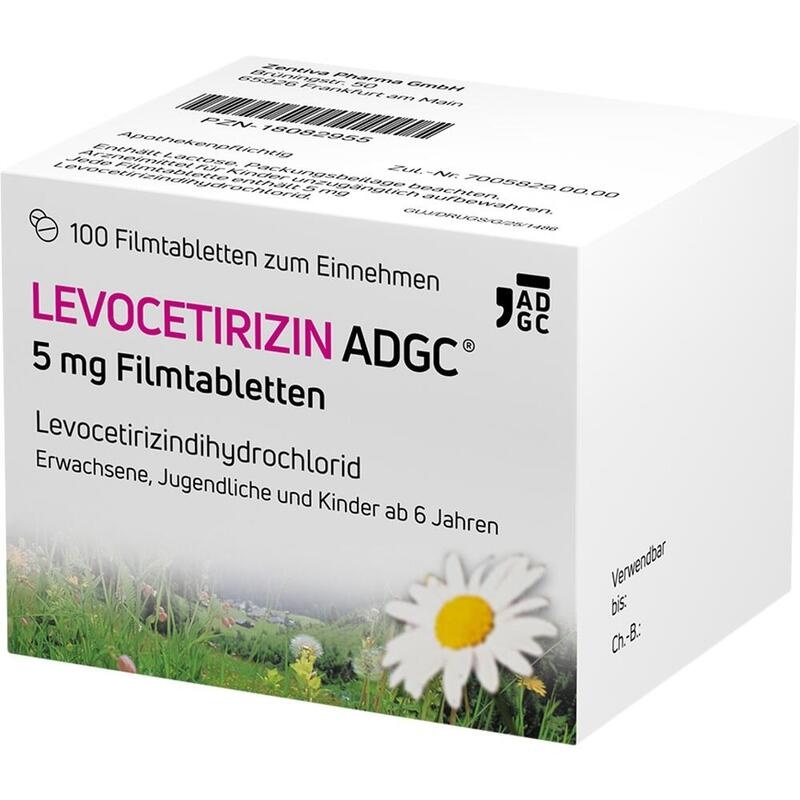 LEVOCETIRIZIN ADGC 5 mg Filmtabletten