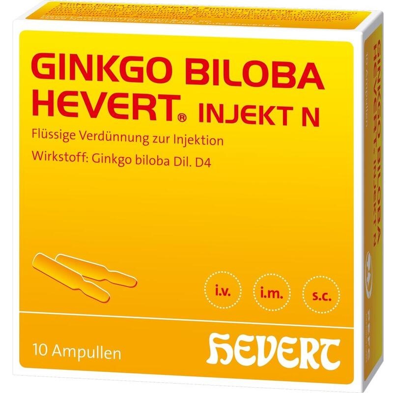 GINKGO BILOBA HEVERT injekt N Ampullen