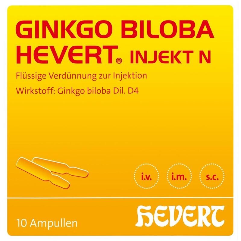 GINKGO BILOBA HEVERT injekt N Ampullen
