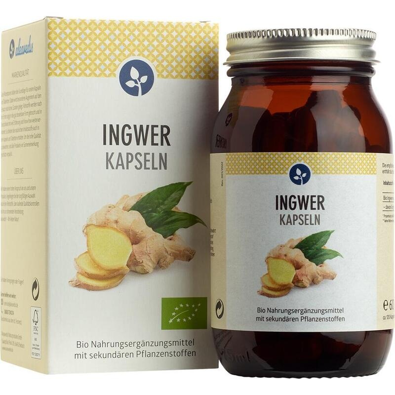 INGWER 400 mg Bio Kapseln vegan