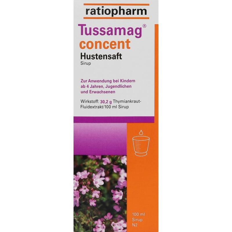 TUSSAMAG concent Hustensaft 30,2 g/100 ml Sirup