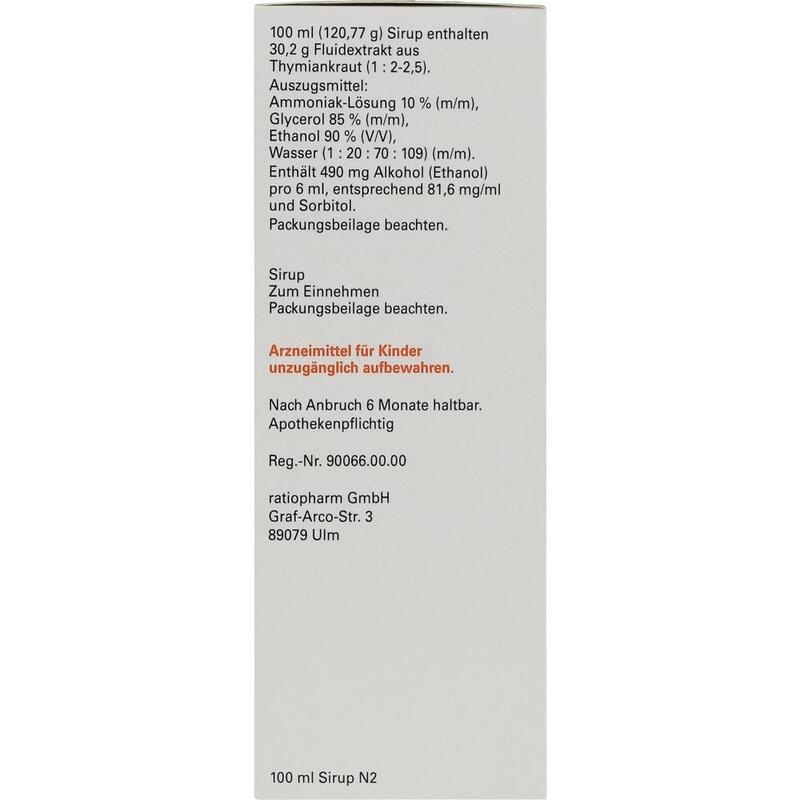 TUSSAMAG concent Hustensaft 30,2 g/100 ml Sirup