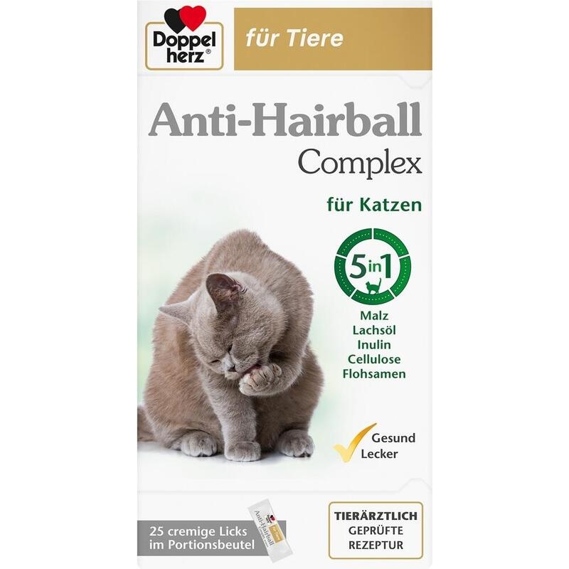 DOPPELHERZ für Tiere Anti-Hairball Complex Katzen