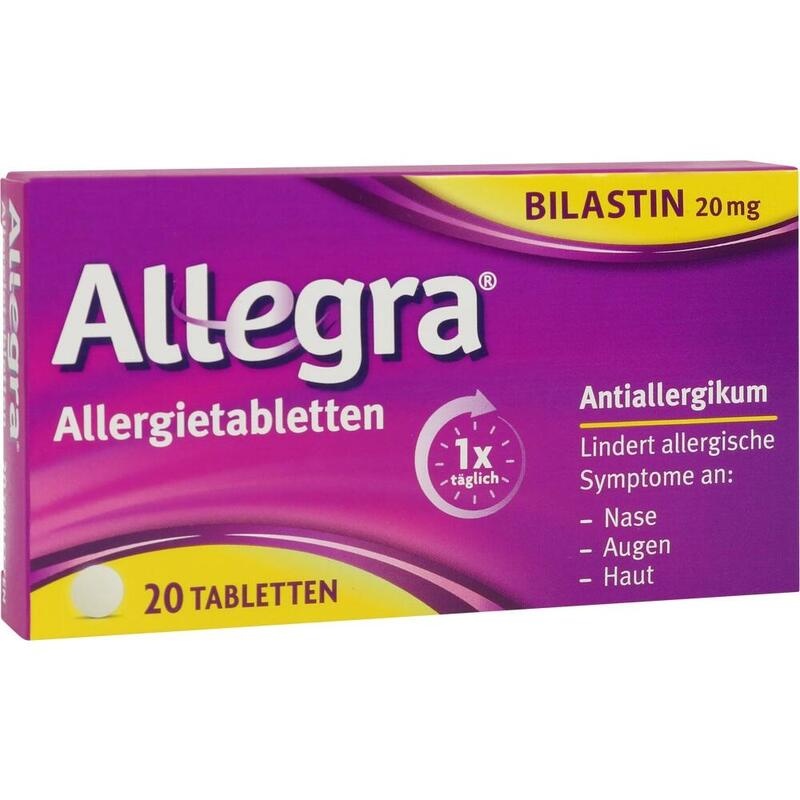 ALLEGRA Allergietabletten 20 mg Tabletten