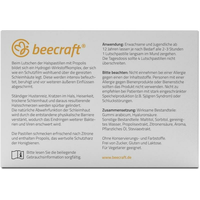 BEECRAFT Halspastillen Propolis