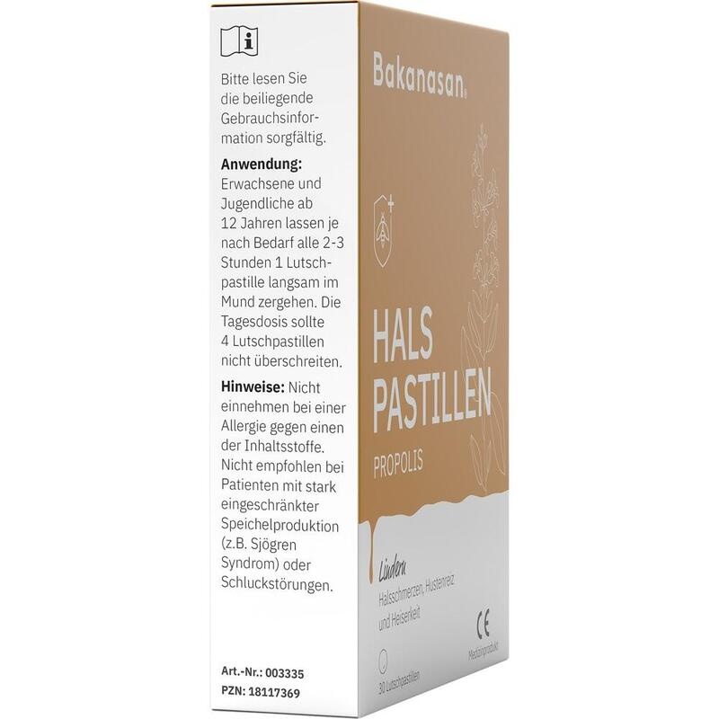 BAKANASAN Halspastillen Propolis