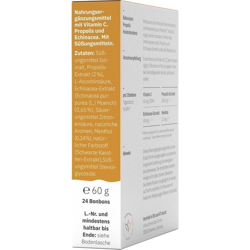 BAKANASAN Propolis Hustenbonbons