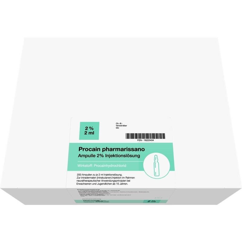 PROCAIN pharmarissano Ampulle 2% 2 ml Inj.-Lsg.