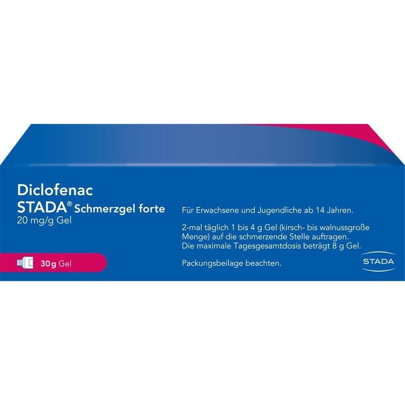 DICLOFENAC STADA Schmerzgel forte 20 mg/g