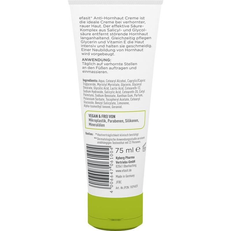 EFASIT Anti-Hornhaut Creme