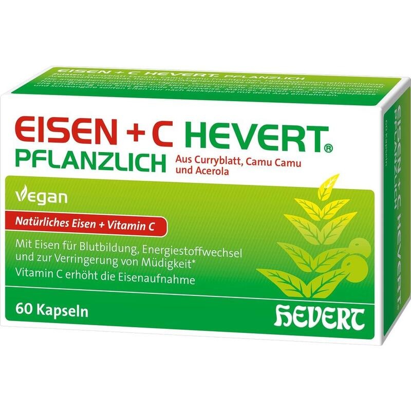 EISEN+C Hevert pflanzlich Kapseln