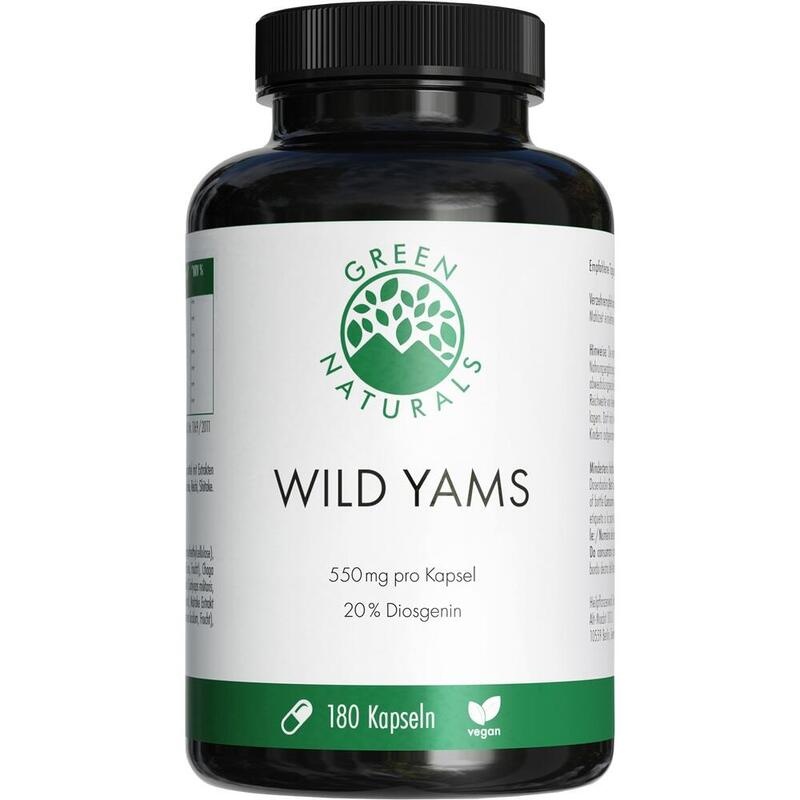 GREEN NATURALS Wild Yam hochdosiert vegan Kapseln