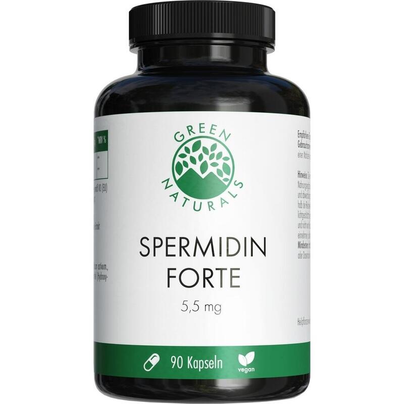 GREEN NATURALS Spermidin Forte 5,5 mg vegan Kaps.